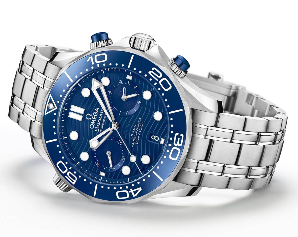 Omega Seamaster Diver 300M Blue Dial 44 mm Automatic Watch For Men - 3