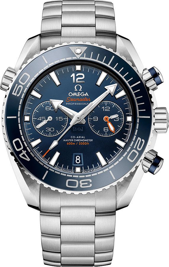 Omega Seamaster Planet Ocean Blue Dial 45.5 mm Automatic Watch For Men - 1