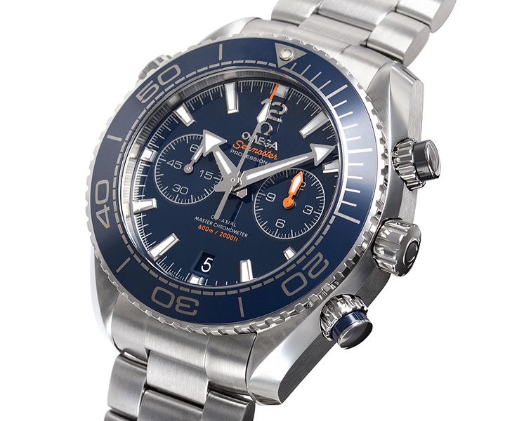 Omega Seamaster Planet Ocean Blue Dial 45.5 mm Automatic Watch For Men - 3