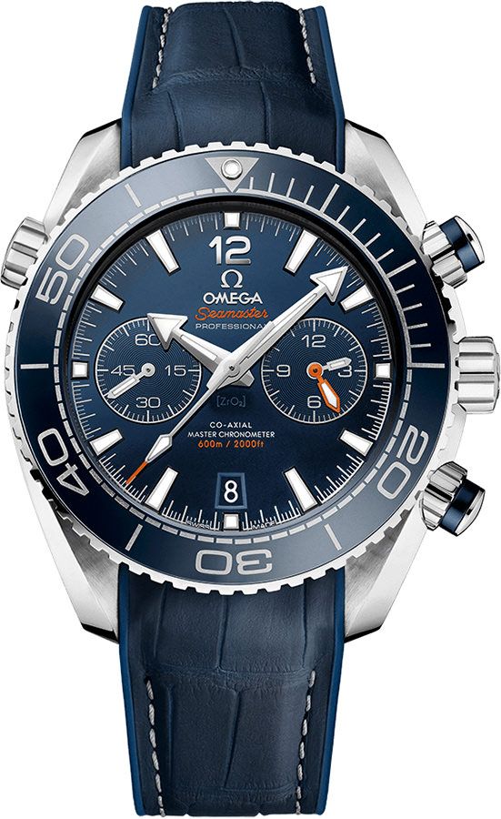 Omega Seamaster Planet Ocean Blue Dial 45.5 mm Automatic Watch For Men - 1