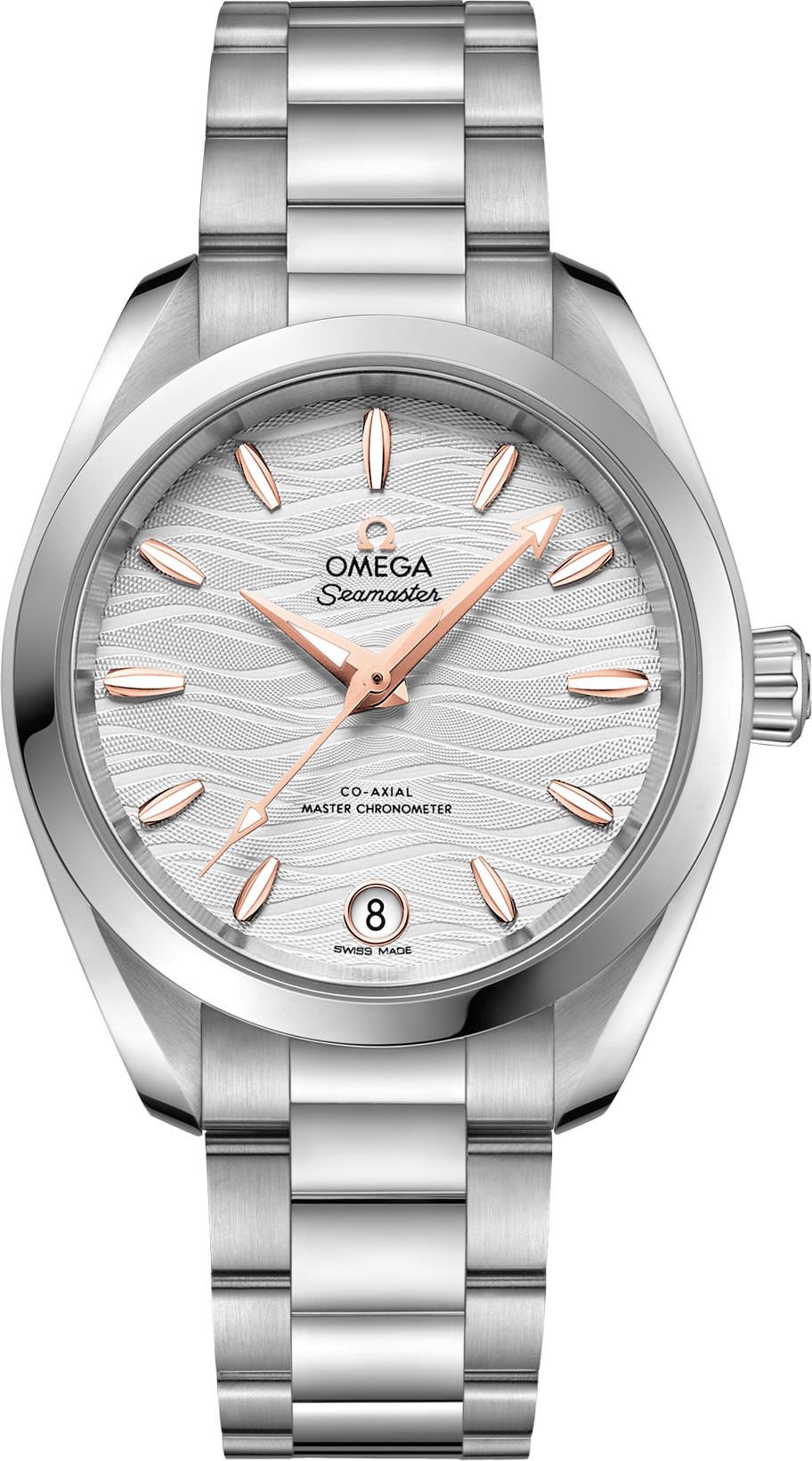 Omega Seamaster Aqua Terra Silver Dial 34 mm Automatic Watch For Women - 1