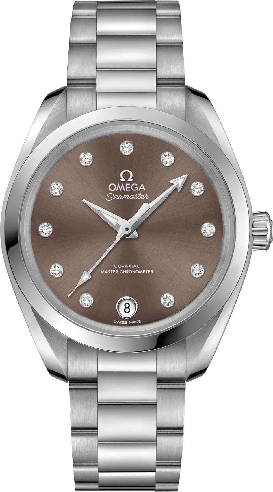 Omega Seamaster Aqua Terra Brown Dial 34 mm Automatic Watch For Women - 1