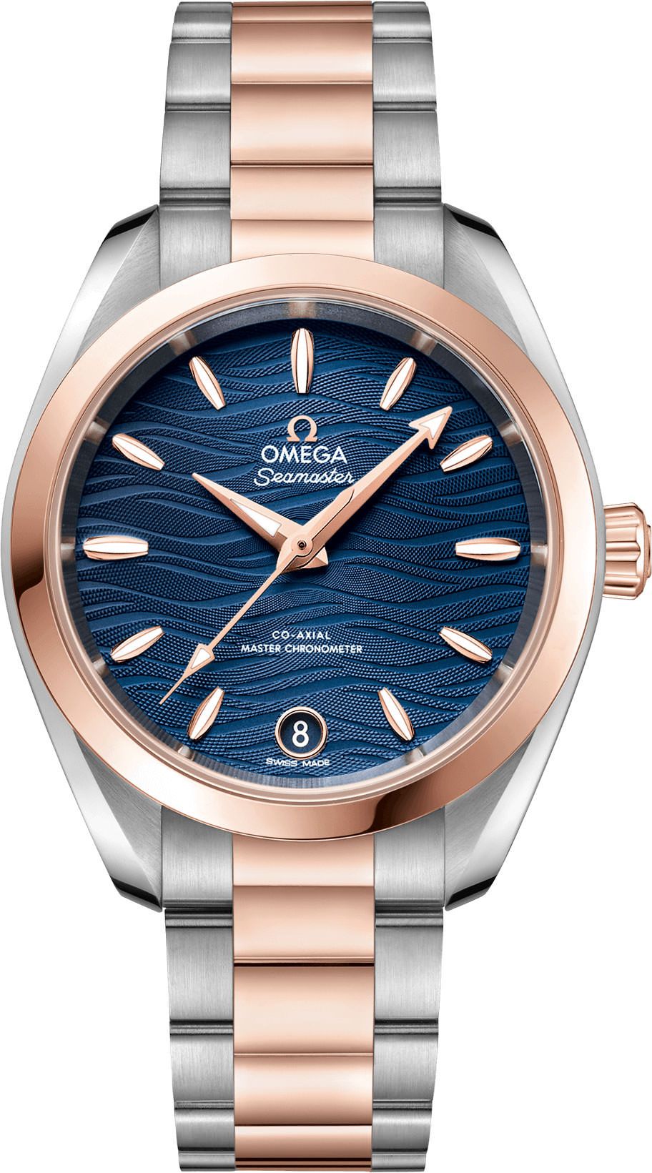 Omega Seamaster Aqua Terra Blue Dial 34 mm Automatic Watch For Women - 1