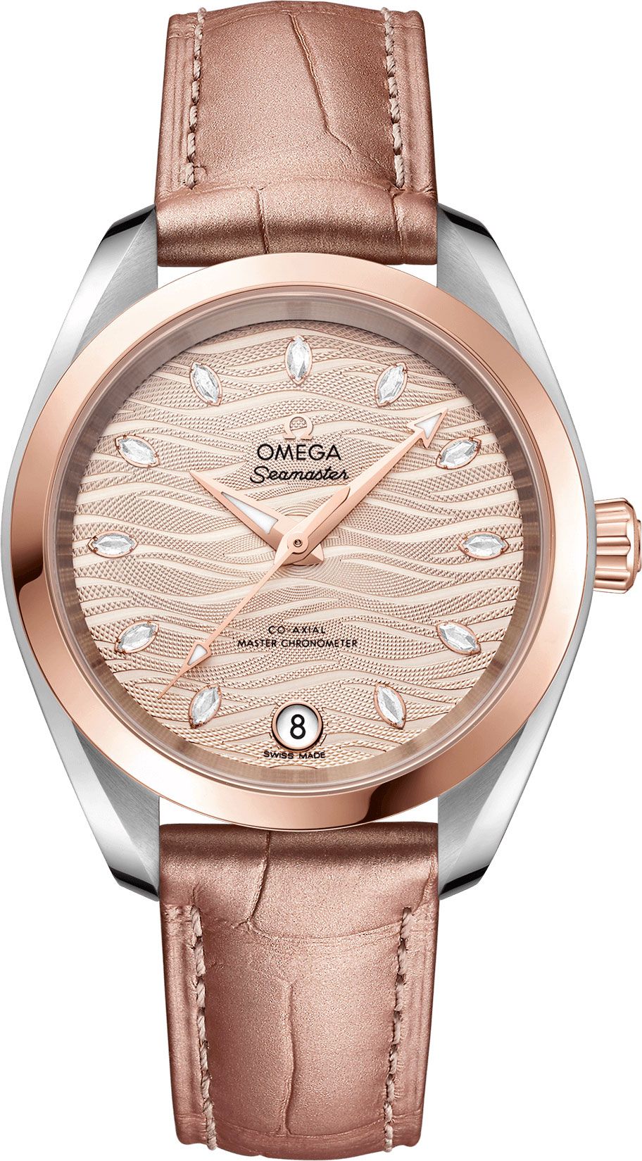 Omega Seamaster Aqua Terra Grey Dial 34 mm Automatic Watch For Women - 1