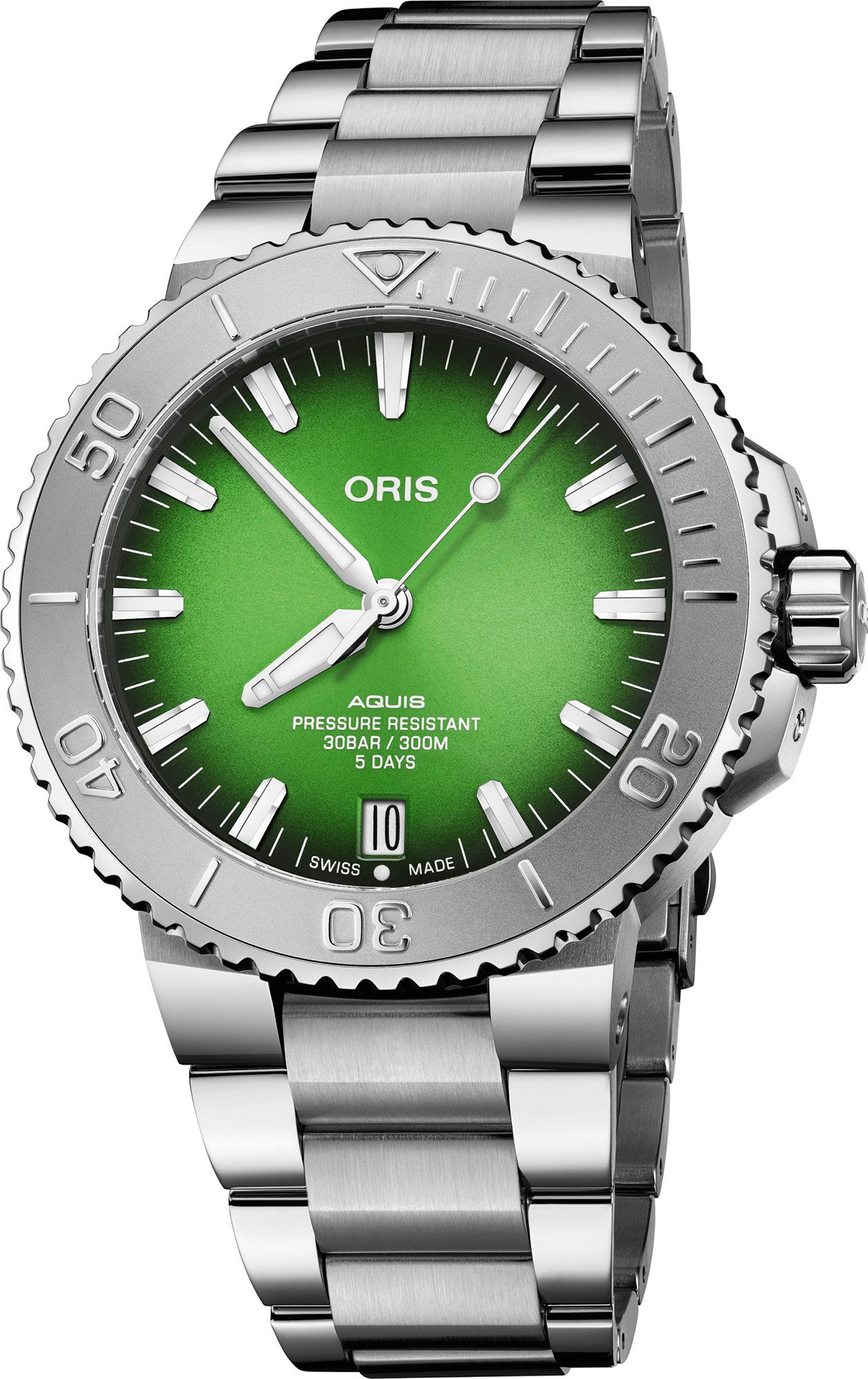 Oris Aquis Payoon Limited Edition Green Dial 43 mm Automatic Watch For Men - 1