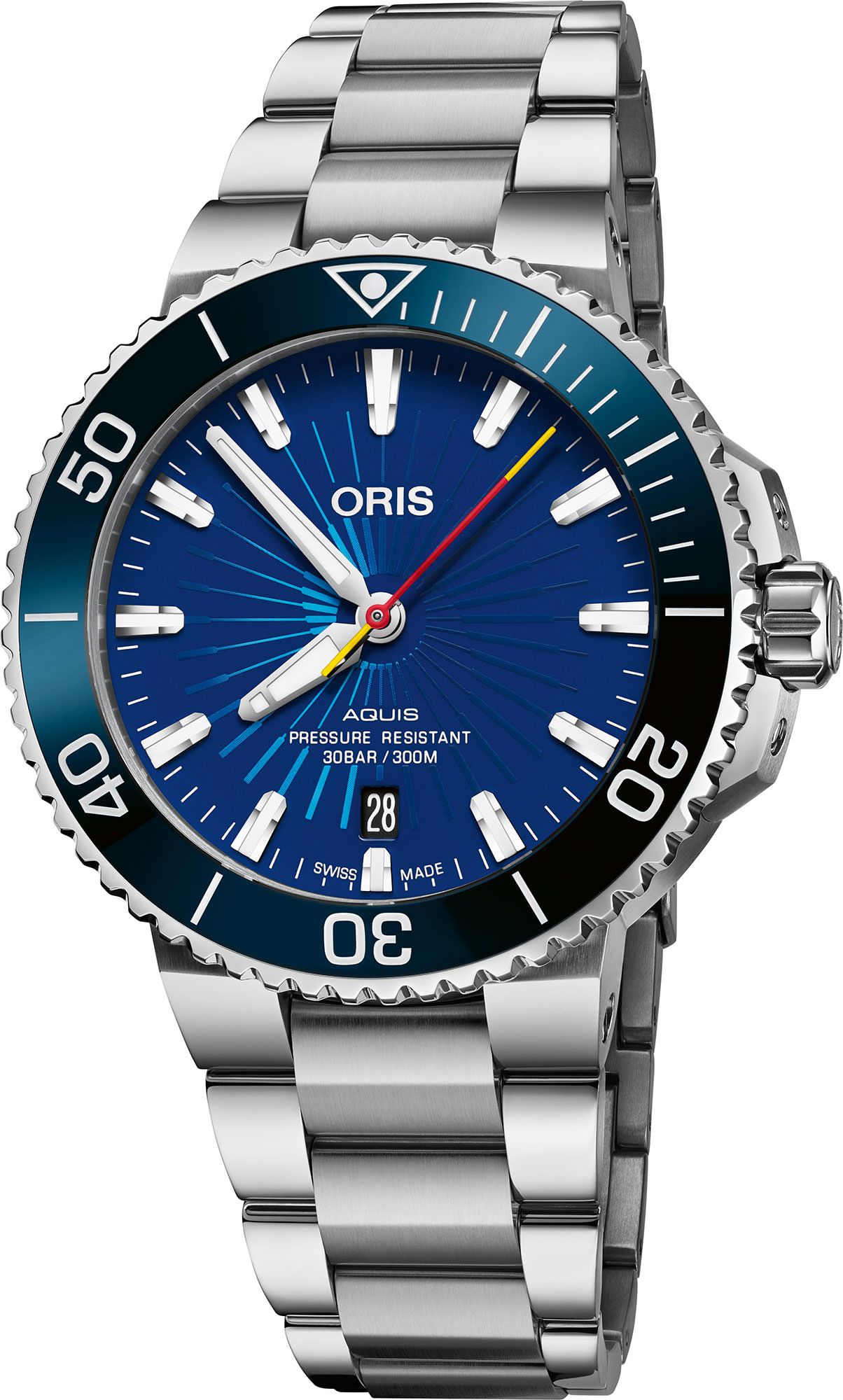 Oris Aquis Aquis Date Blue Dial 41.5 mm Automatic Watch For Men - 1