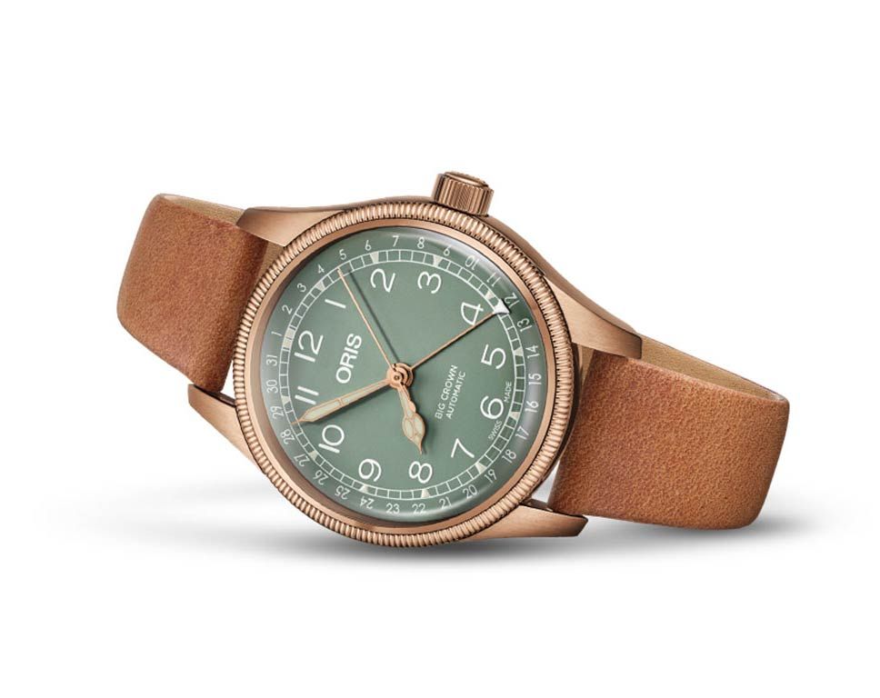 Oris Big Crown Big Crown Bronze Pointer Date Green Dial 36 mm Automatic Watch For Women - 4