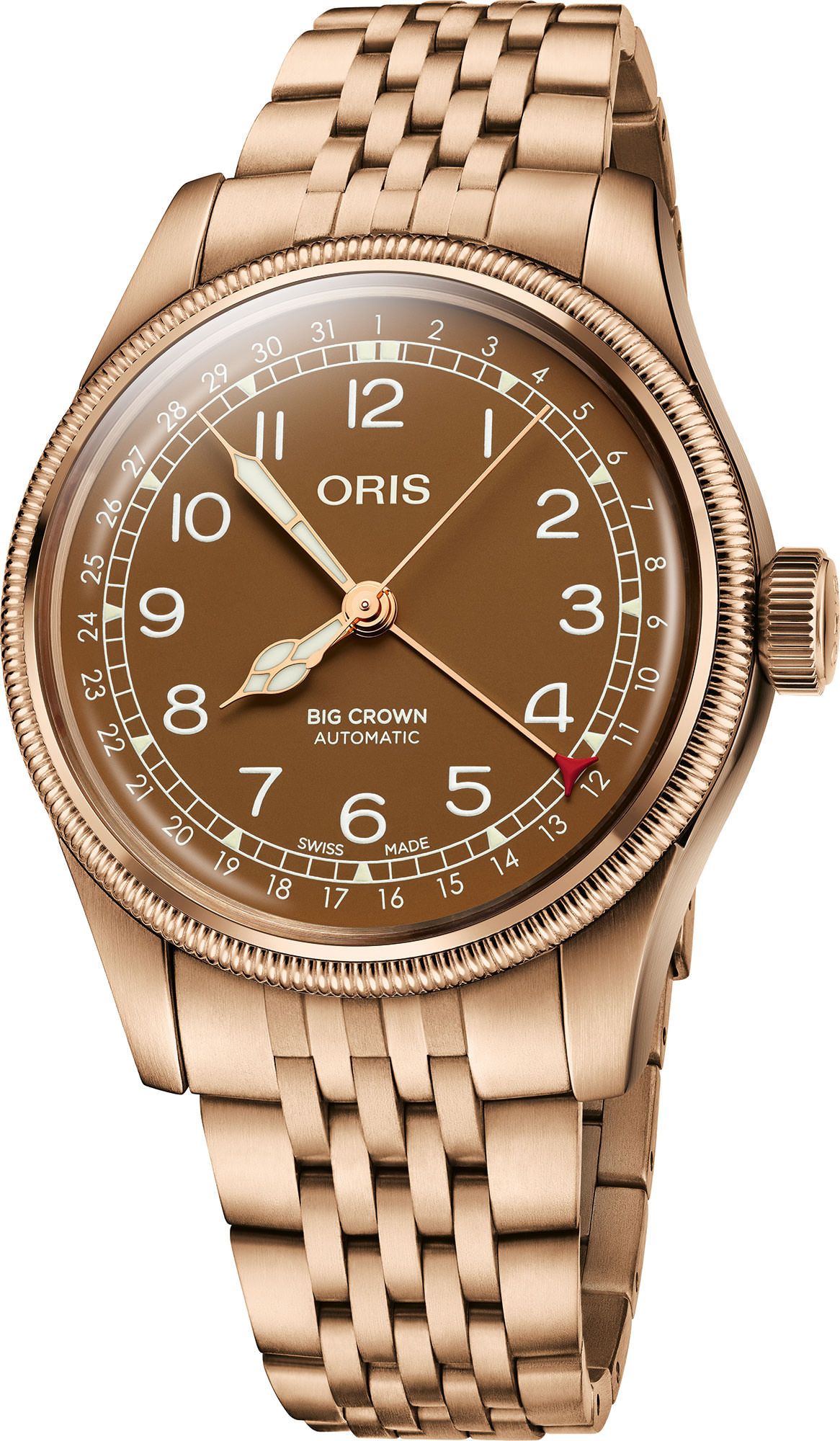 Oris Big Crown Big Crown Bronze Pointer Date Brown Dial 40 mm Automatic Watch For Men - 1