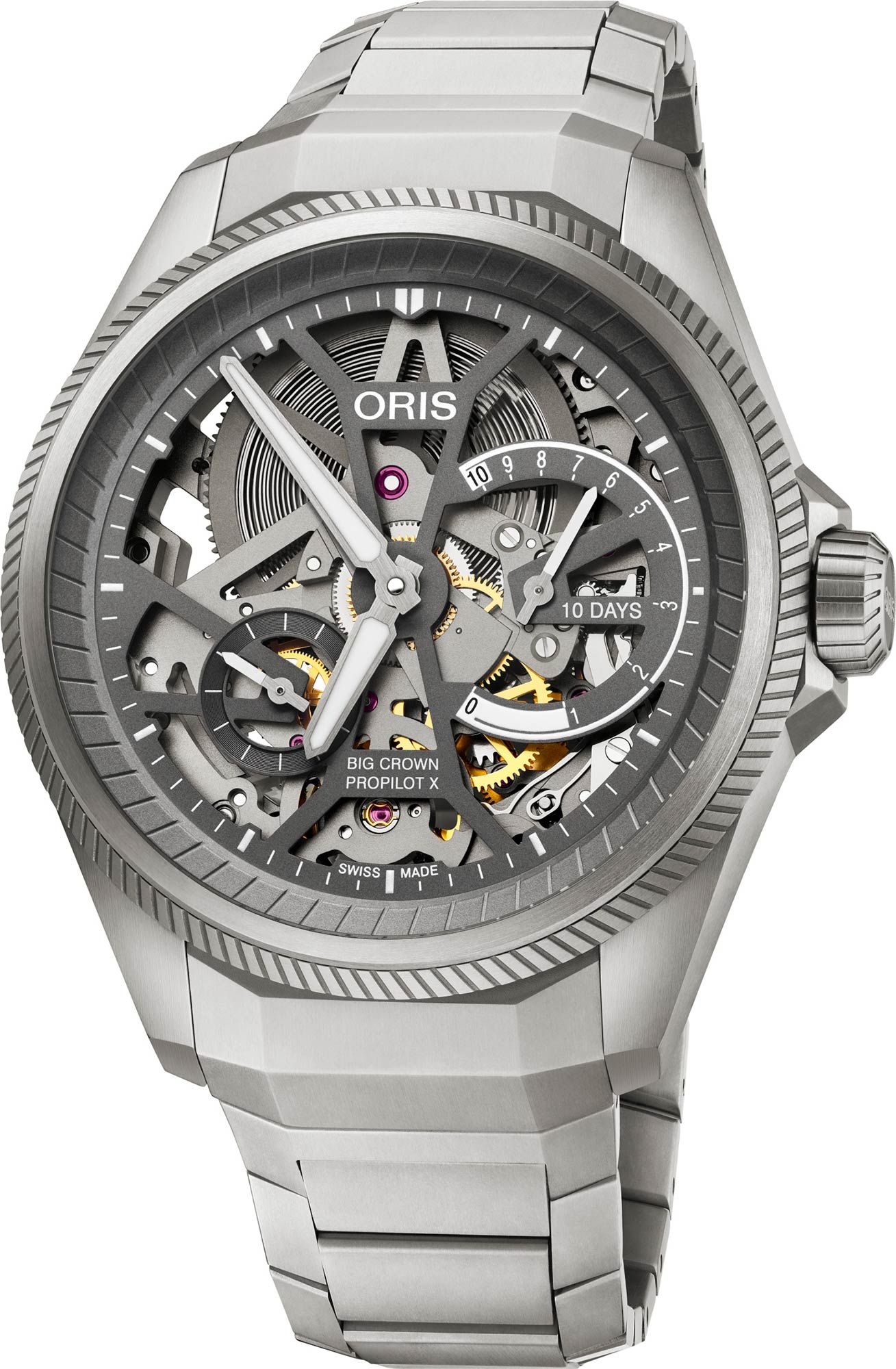 Oris ProPilot X Big Crown Propilot X Calibre 115 Skeleton Dial 44 mm Manual Winding Watch For Men - 1