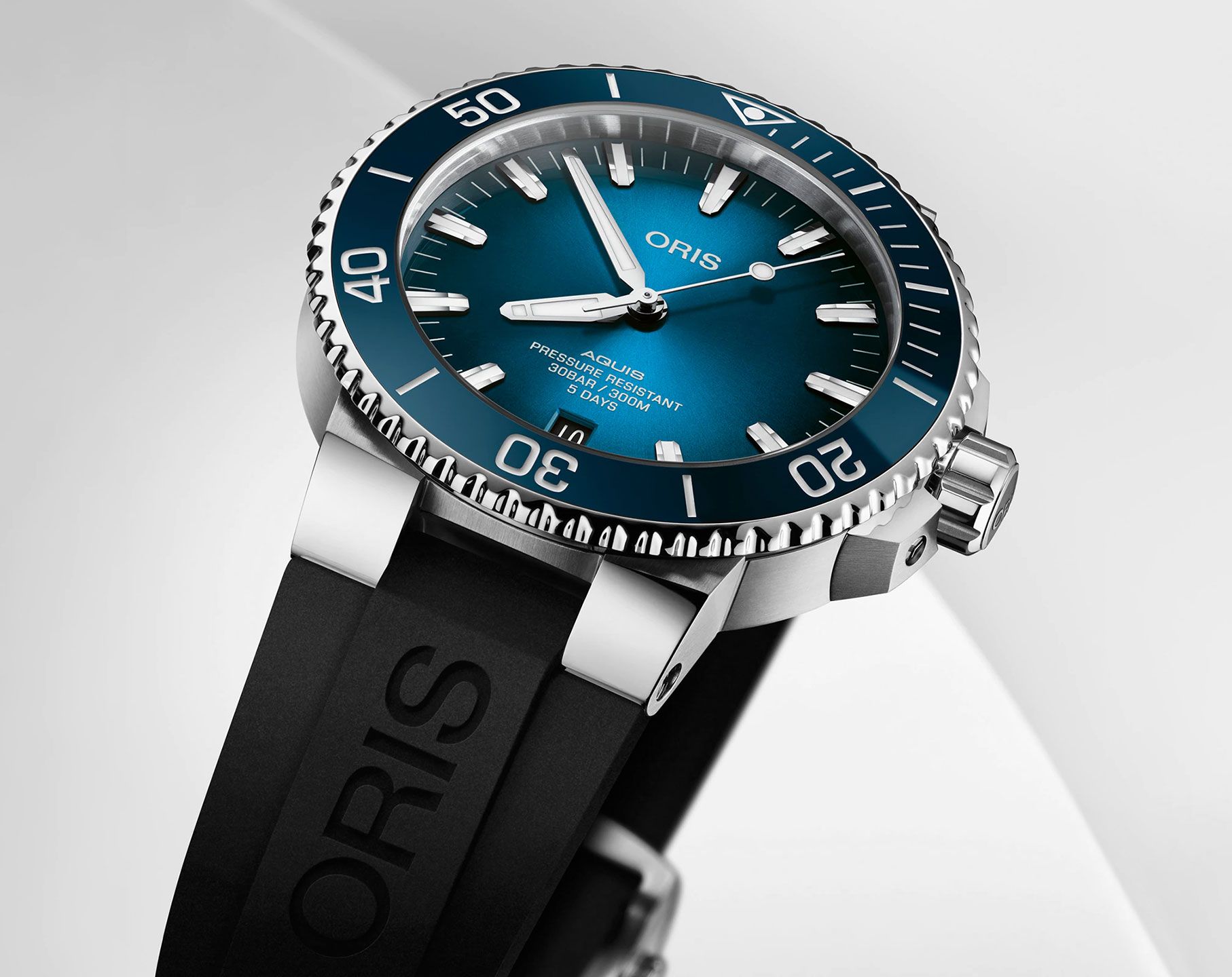 Oris Aquis Aquis Date Calibre 400 Blue Dial 43.50 mm Automatic Watch For Men - 2