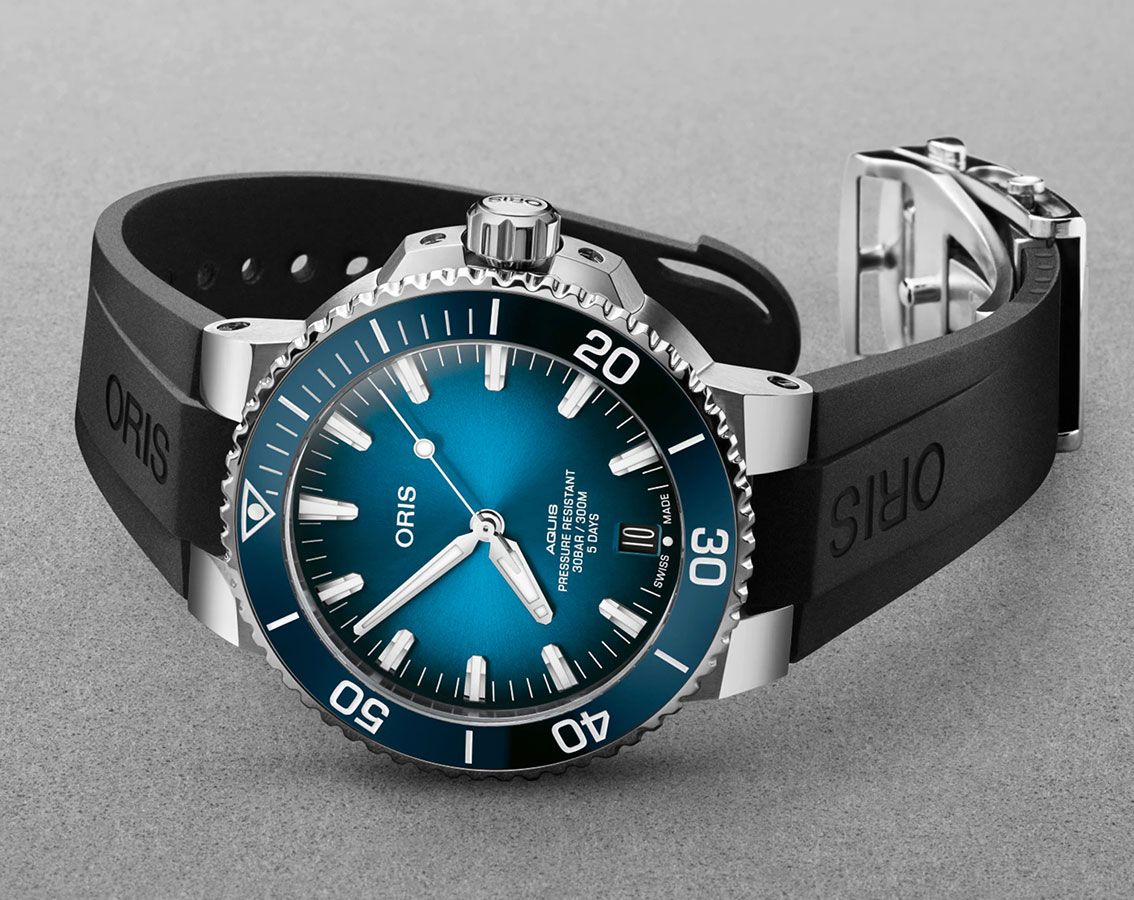 Oris Aquis Aquis Date Calibre 400 Blue Dial 43.50 mm Automatic Watch For Men - 5