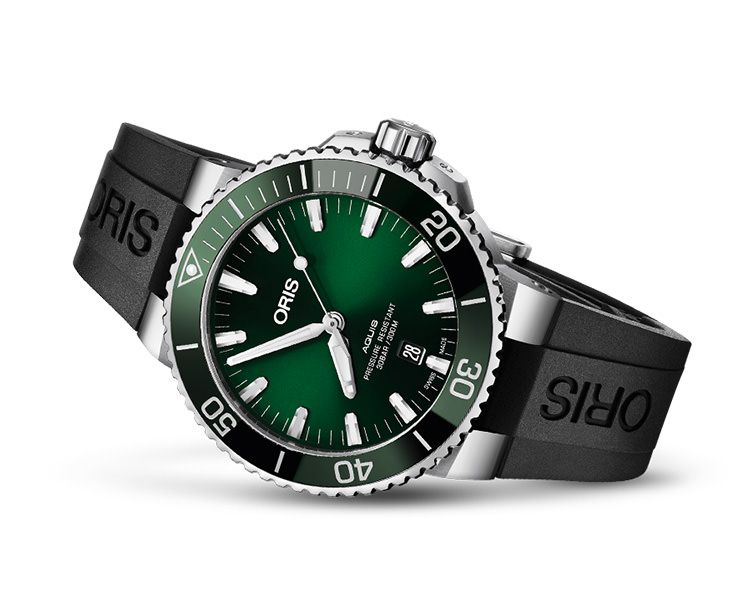 Oris Aquis Aquis Date Green Dial 43.5 mm Automatic Watch For Men - 2