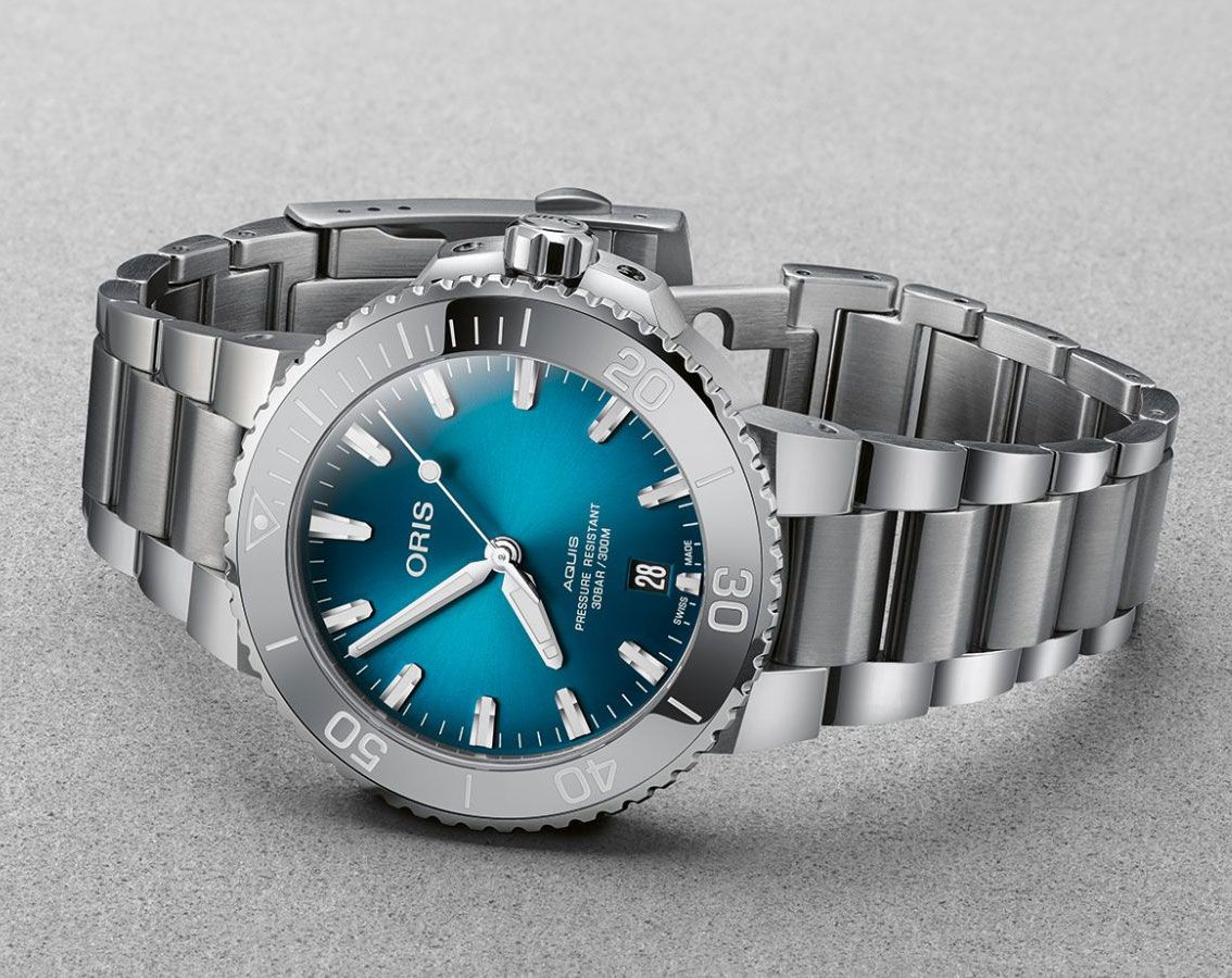 Oris Aquis Aquis Date Blue Dial 39.50 mm Automatic Watch For Men - 3