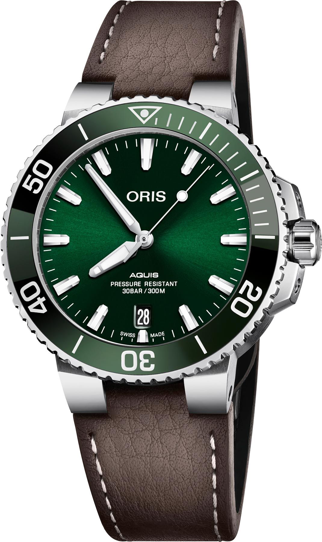 Oris Aquis Aquis Date Green Dial 39.50 mm Automatic Watch For Men - 1