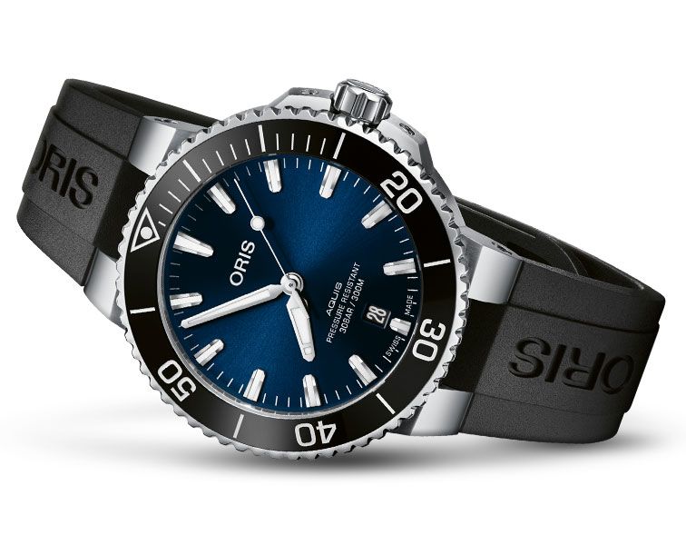 Oris Aquis Aquis Date Blue Dial 41.50 mm Automatic Watch For Men - 2