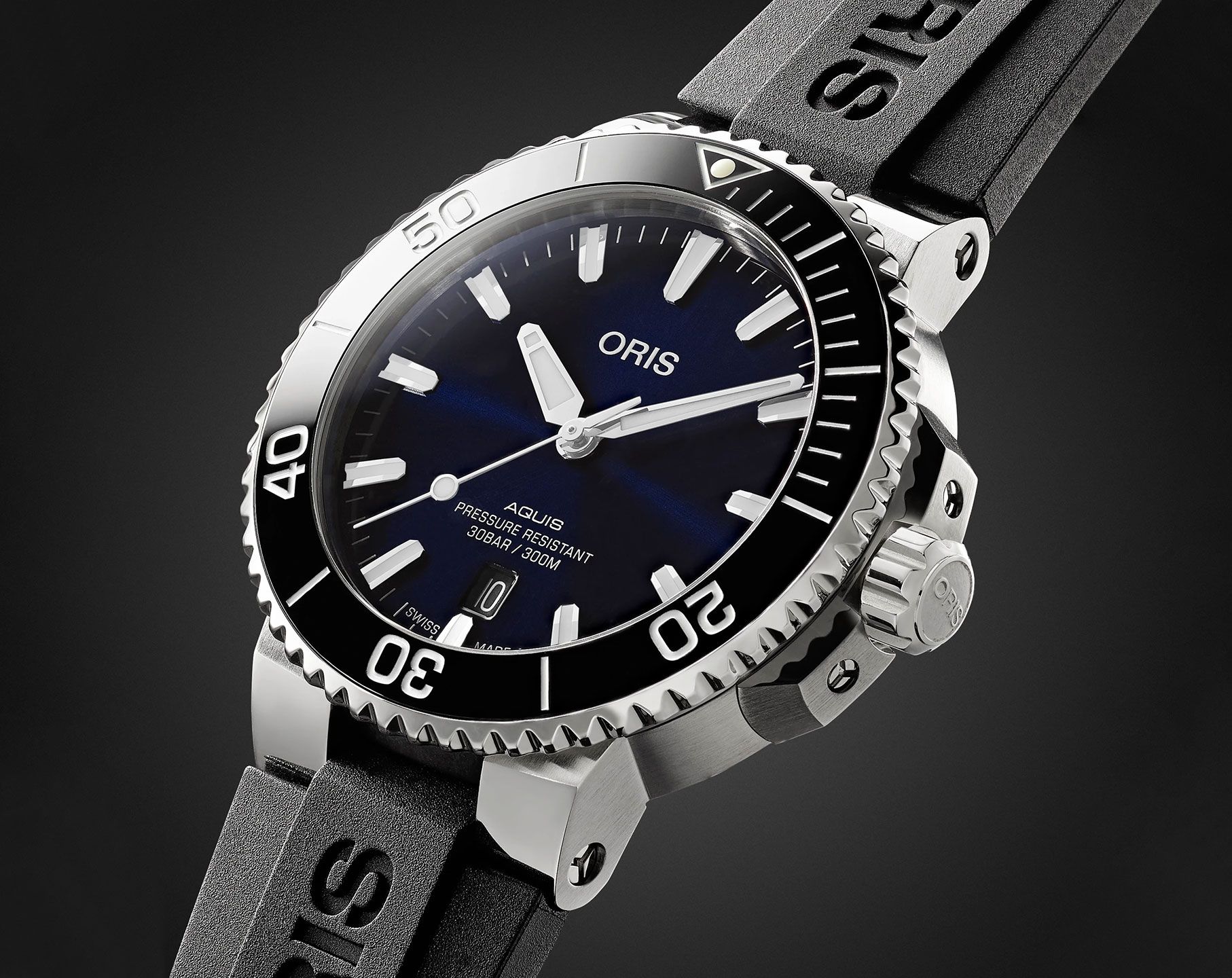 Oris Aquis Aquis Date Blue Dial 41.50 mm Automatic Watch For Men - 6