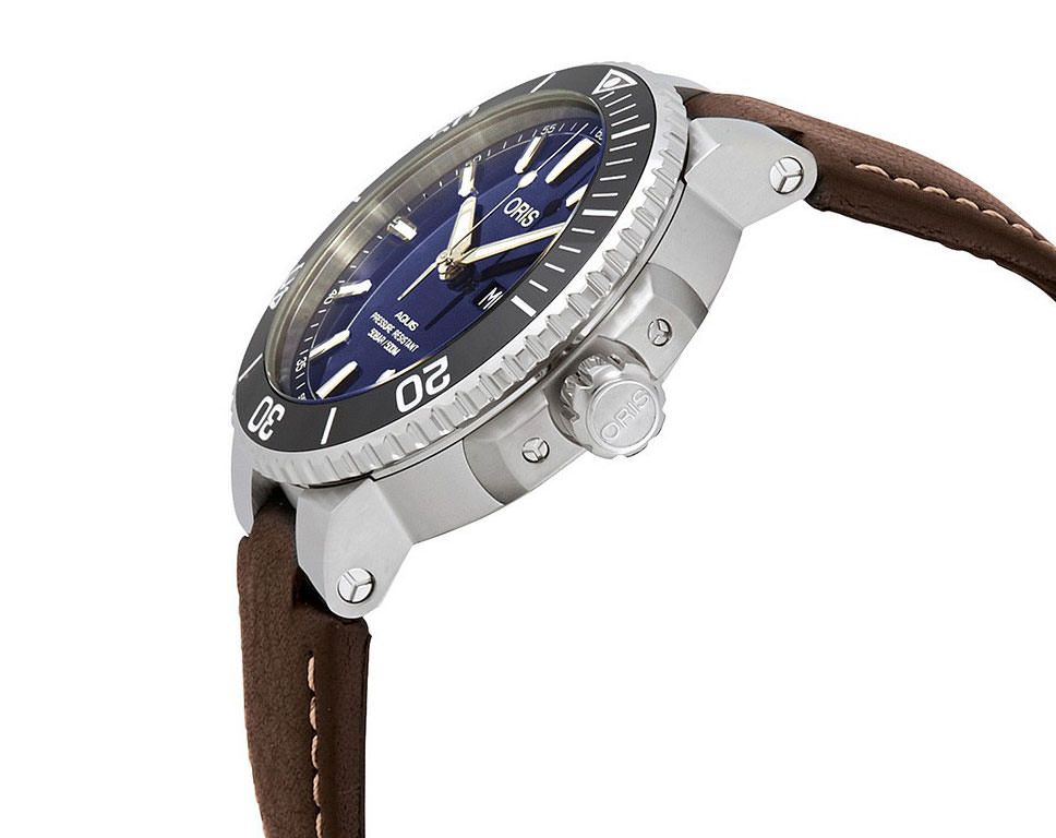 Oris Aquis Aquis Big Day Date Blue Dial 45.50 mm Automatic Watch For Men - 3