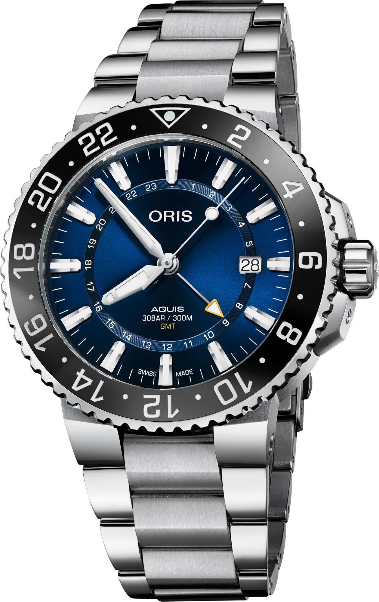 Oris Aquis Aquis GMT Date Blue Dial 43.50 mm Automatic Watch For Men - 1