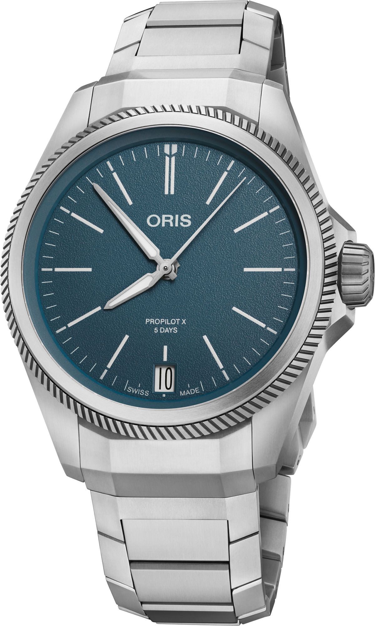 Oris ProPilot X Propilot X Calibre 400 Blue Dial 39 mm Automatic Watch For Men - 1