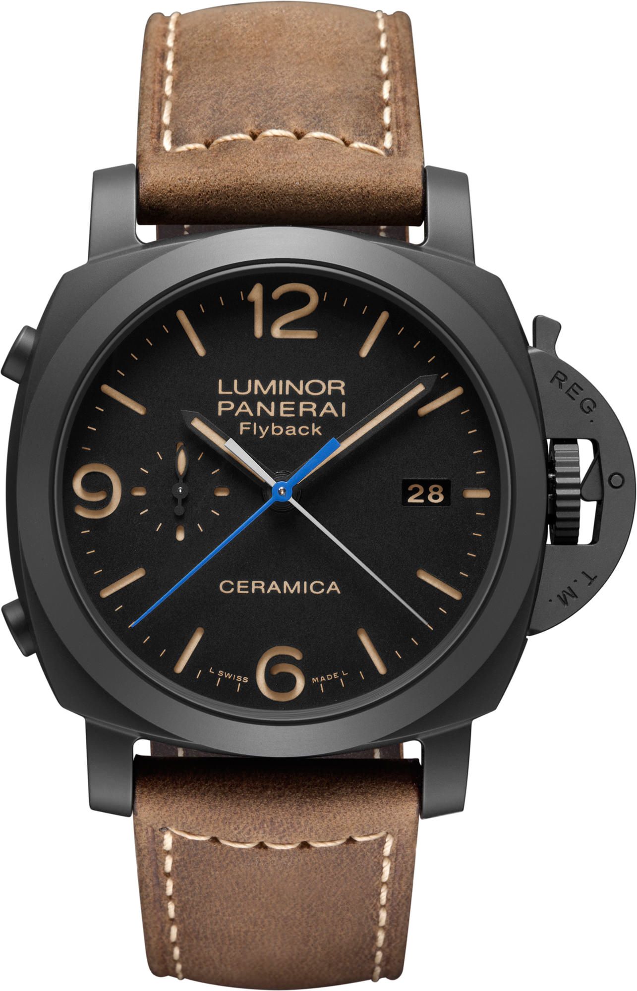 Panerai Luminor  Black Dial 44 mm Automatic Watch For Men - 1