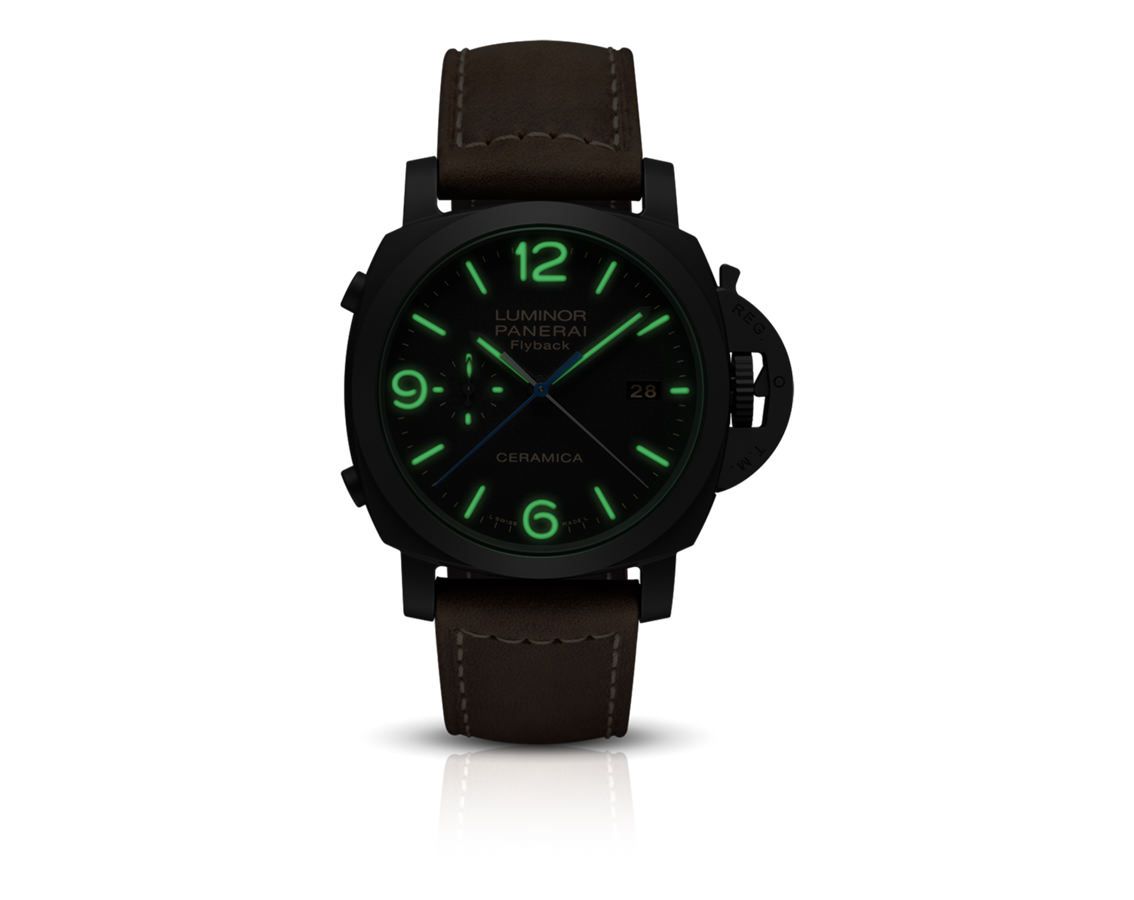 Panerai Luminor  Black Dial 44 mm Automatic Watch For Men - 2