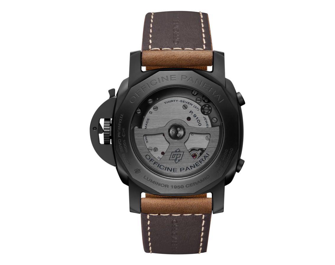 Panerai Luminor  Black Dial 44 mm Automatic Watch For Men - 6