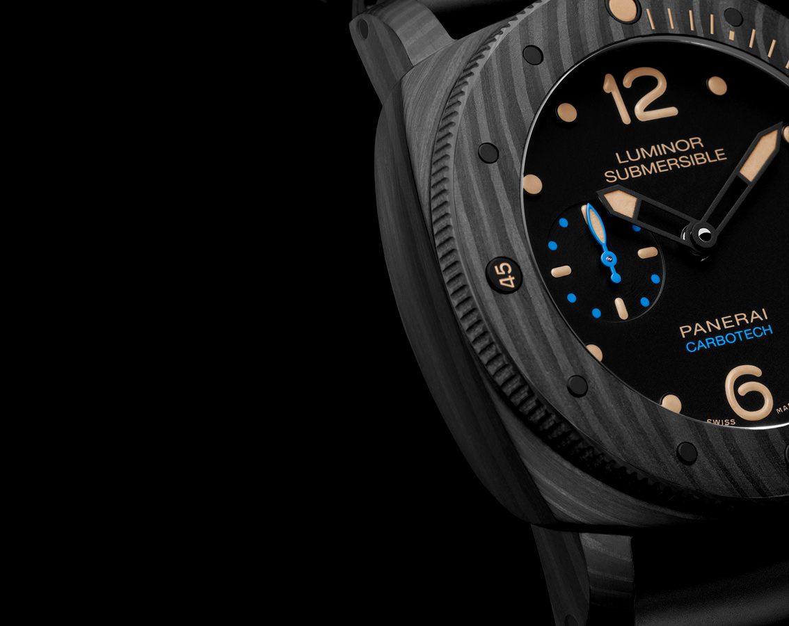 Panerai Submersible  Black Dial 47 mm Automatic Watch For Men - 4