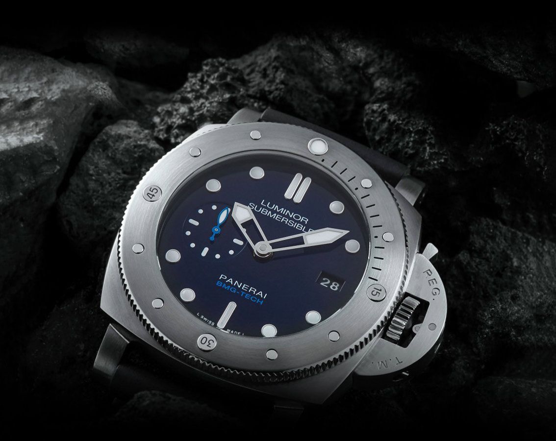 Panerai Submersible  Blue Dial 47 mm Automatic Watch For Men - 2