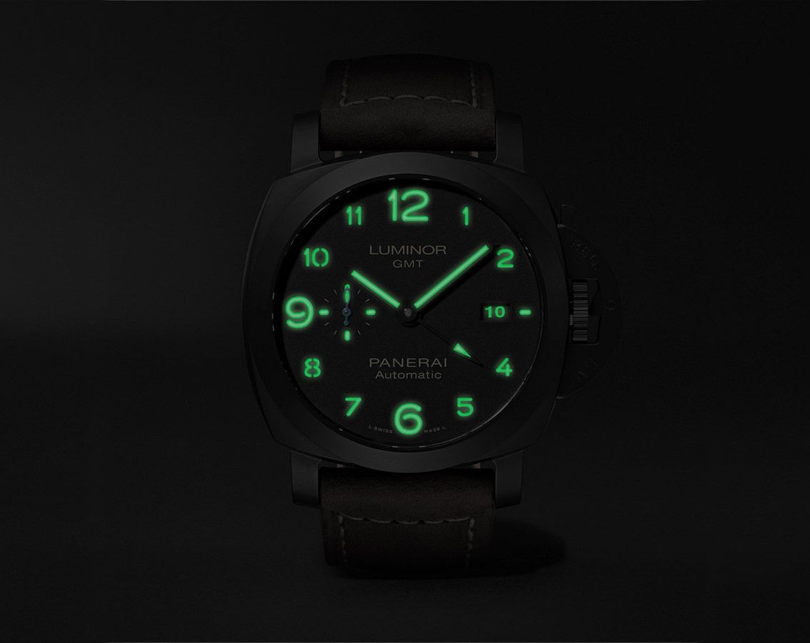 Panerai Luminor  Black Dial 44 mm Automatic Watch For Men - 4