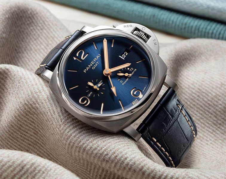 Panerai Luminor Due  Blue Dial 45 mm Automatic Watch For Men - 5