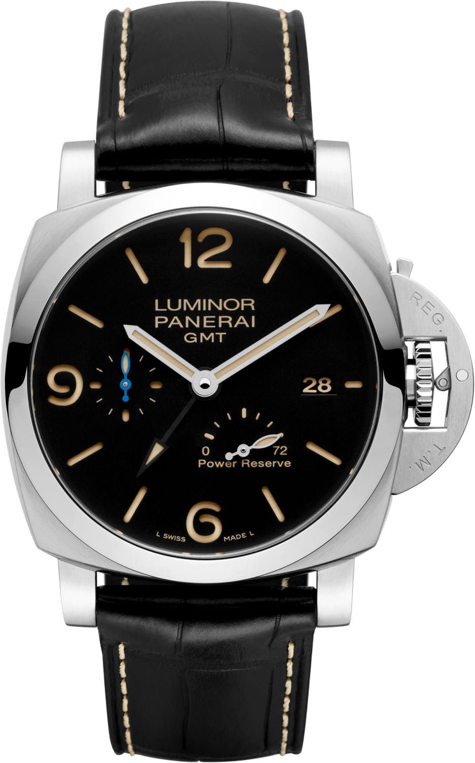 Panerai Luminor  Black Dial 44 mm Automatic Watch For Men - 1