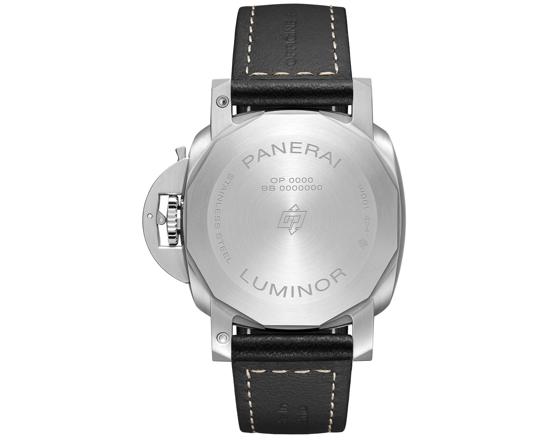 Panerai Luminor  Black Dial 42 mm Automatic Watch For Men - 4