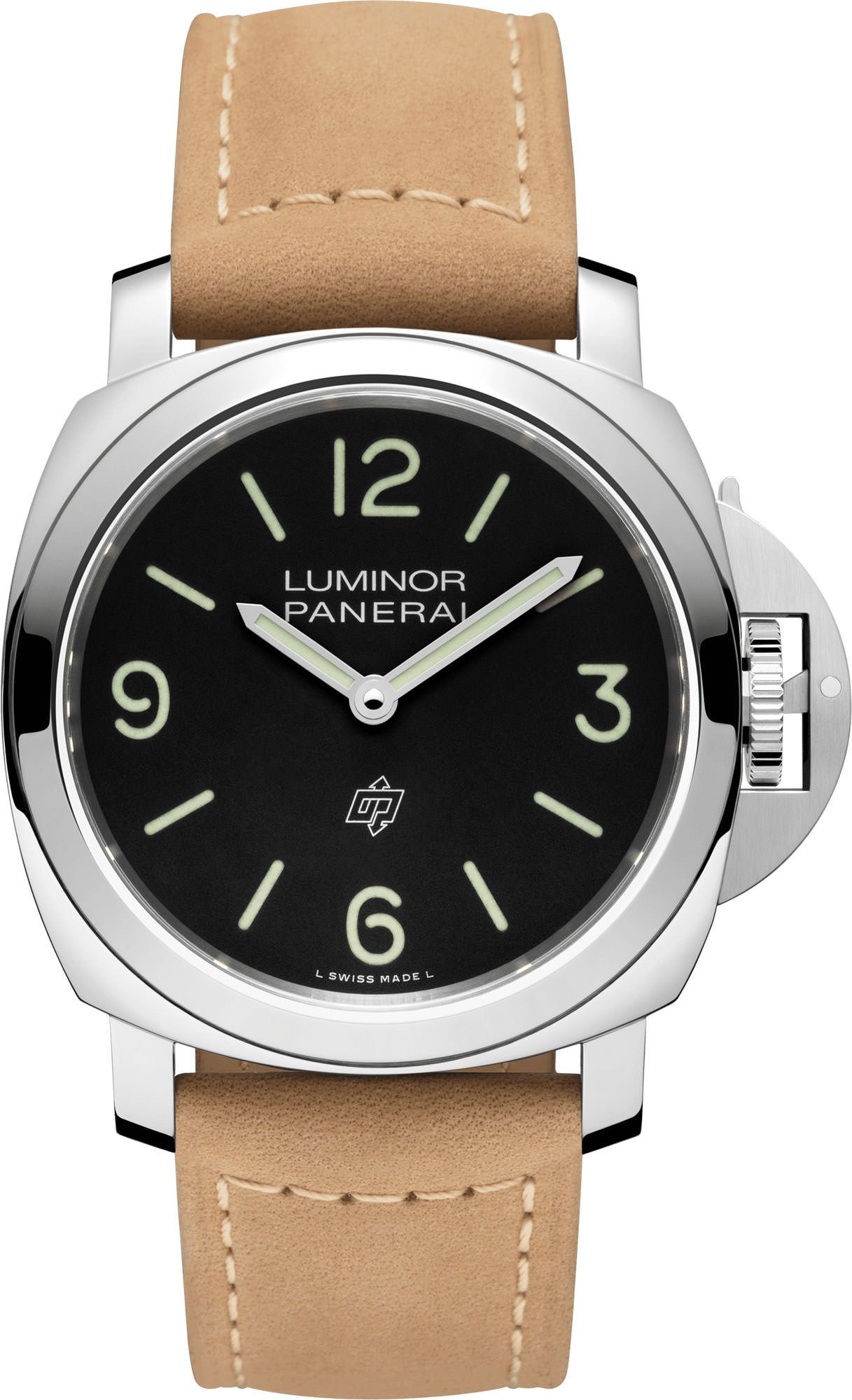 Panerai Luminor  Black Dial 44 mm Manual Winding Watch For Men - 1