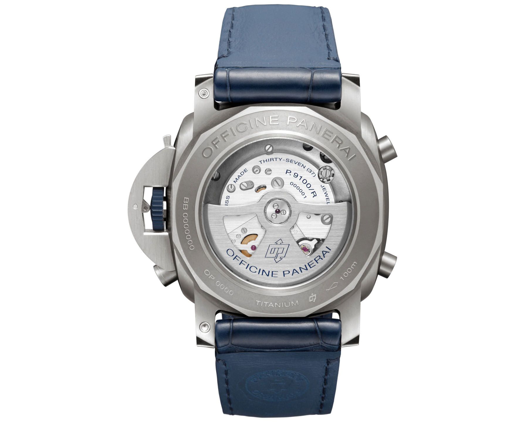 Panerai Luminor  Blue Dial 47 mm Automatic Watch For Men - 2