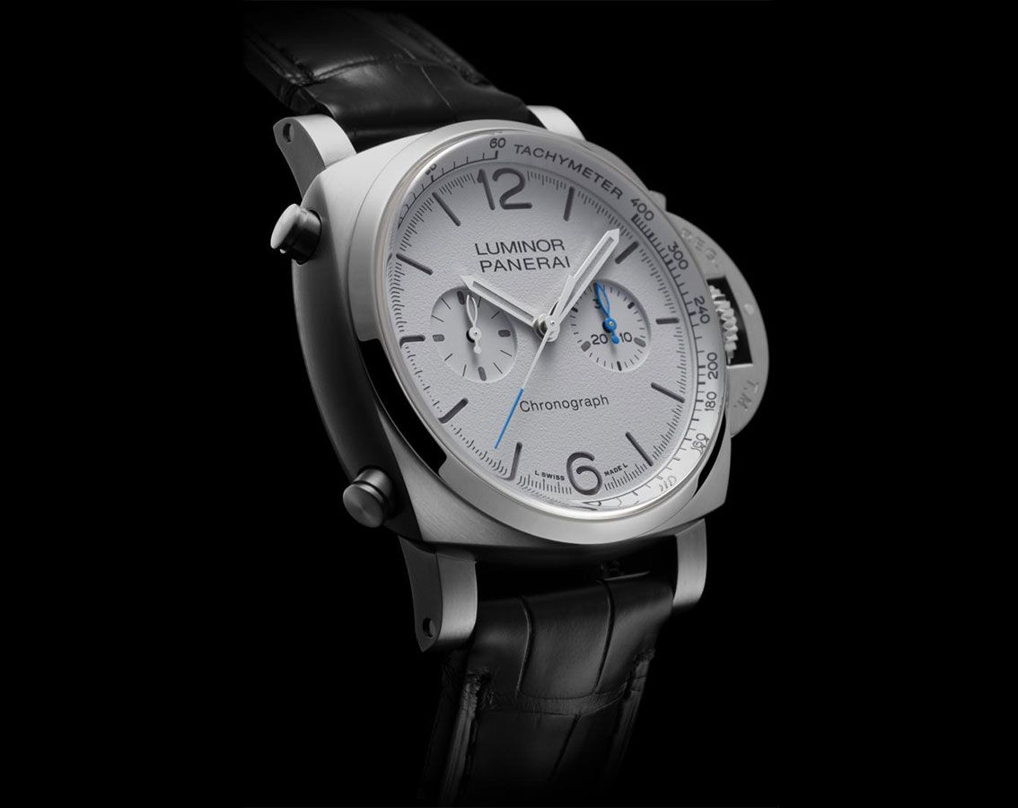 Panerai Luminor  White Dial 44 mm Automatic Watch For Men - 4