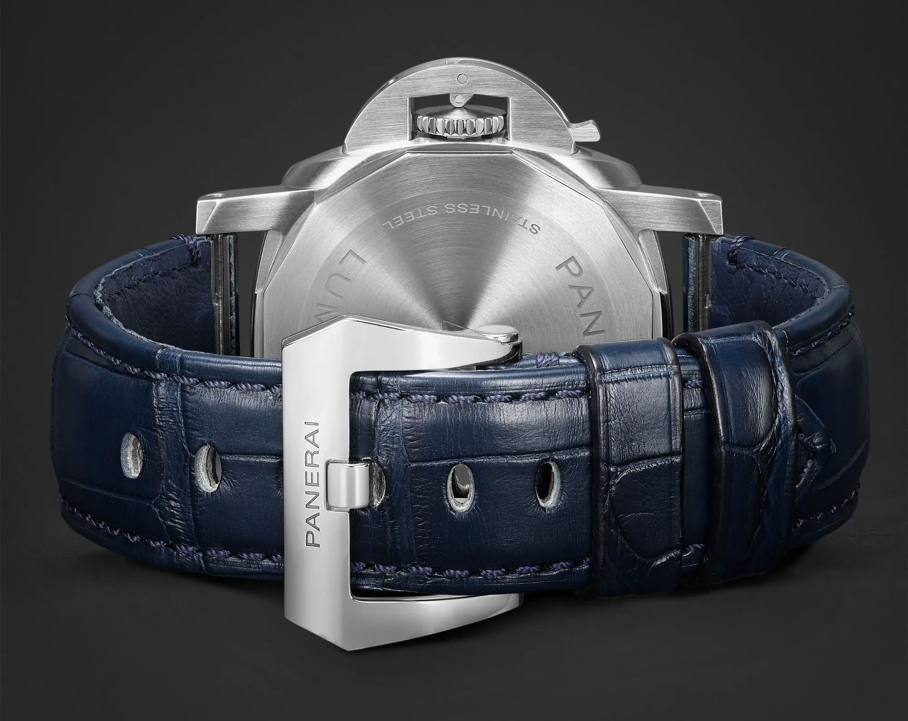 Panerai Luminor  Blue Dial 40 mm Automatic Watch For Men - 4