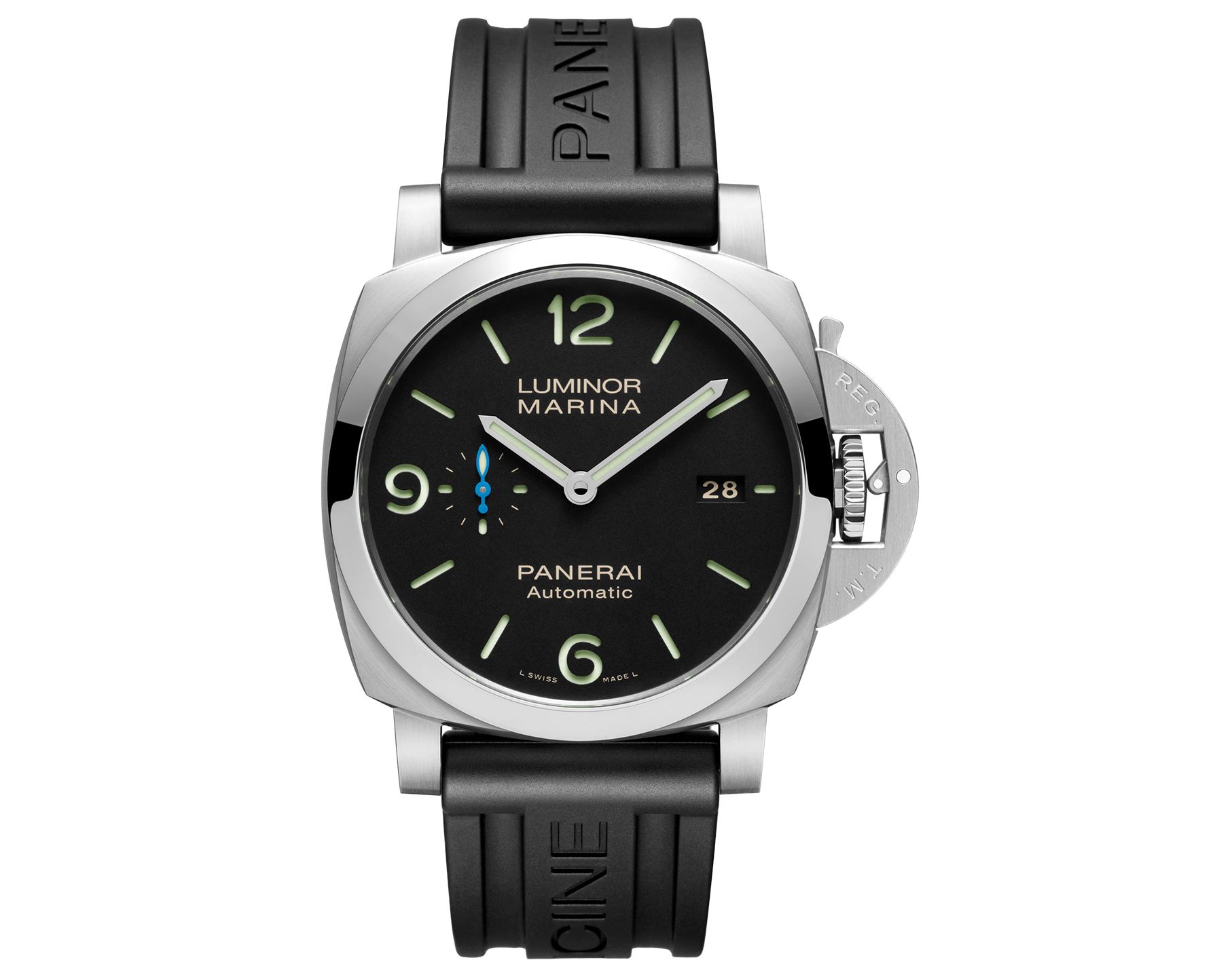 Panerai Luminor  Black Dial 44 mm Automatic Watch For Men - 2