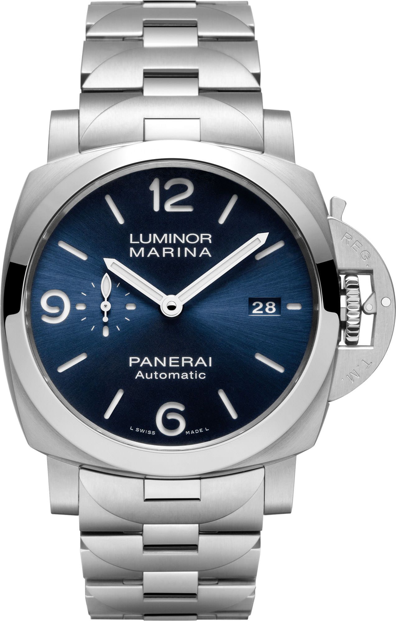 Panerai Luminor  Blue Dial 44 mm Automatic Watch For Men - 1