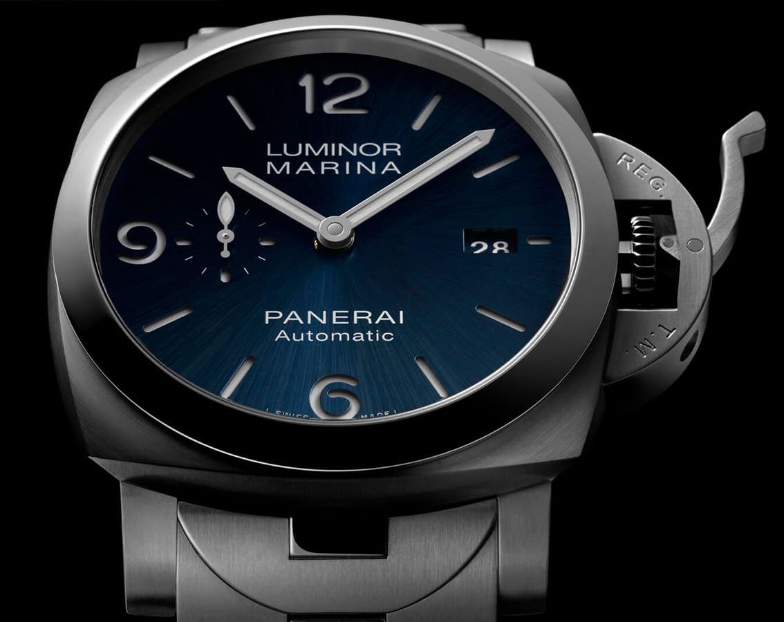 Panerai Luminor  Blue Dial 44 mm Automatic Watch For Men - 2