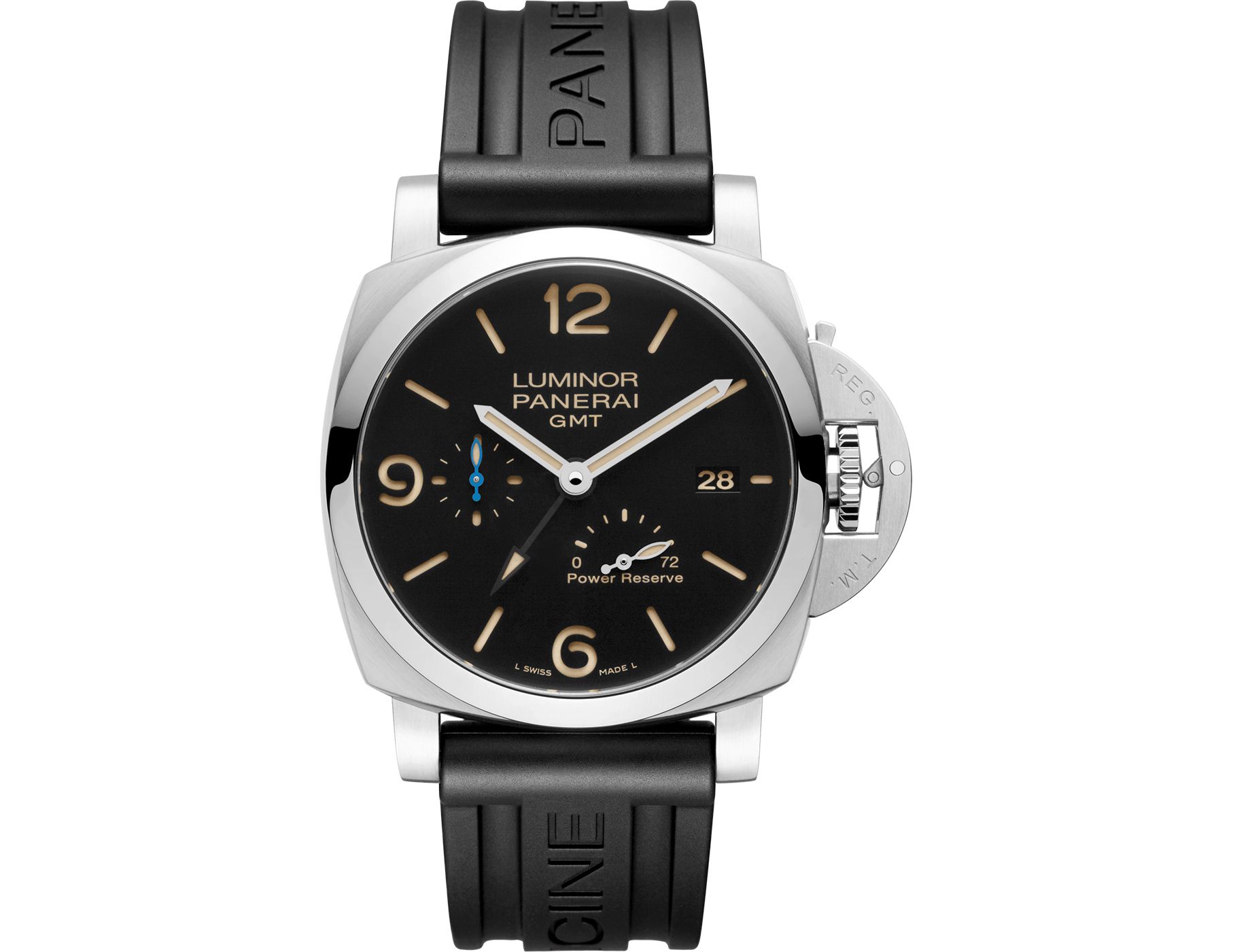 Panerai Luminor  Black Dial 44 mm Automatic Watch For Men - 4