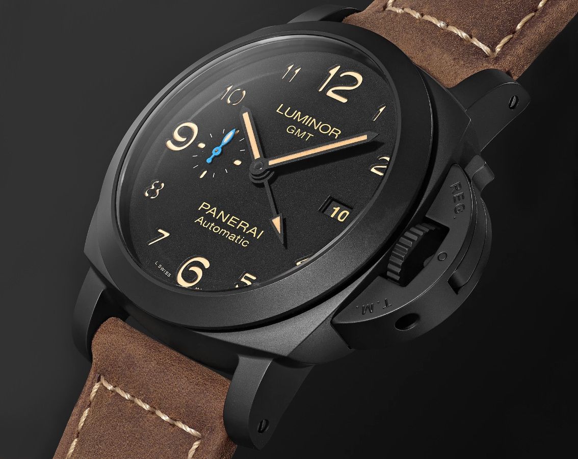 Panerai Luminor  Black Dial 44 mm Automatic Watch For Men - 5