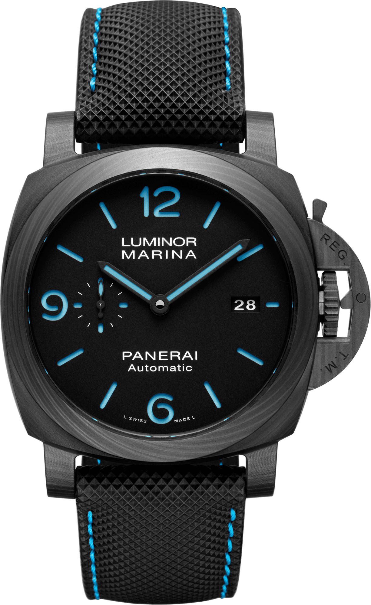 Panerai Luminor  Black Dial 44 mm Automatic Watch For Men - 1