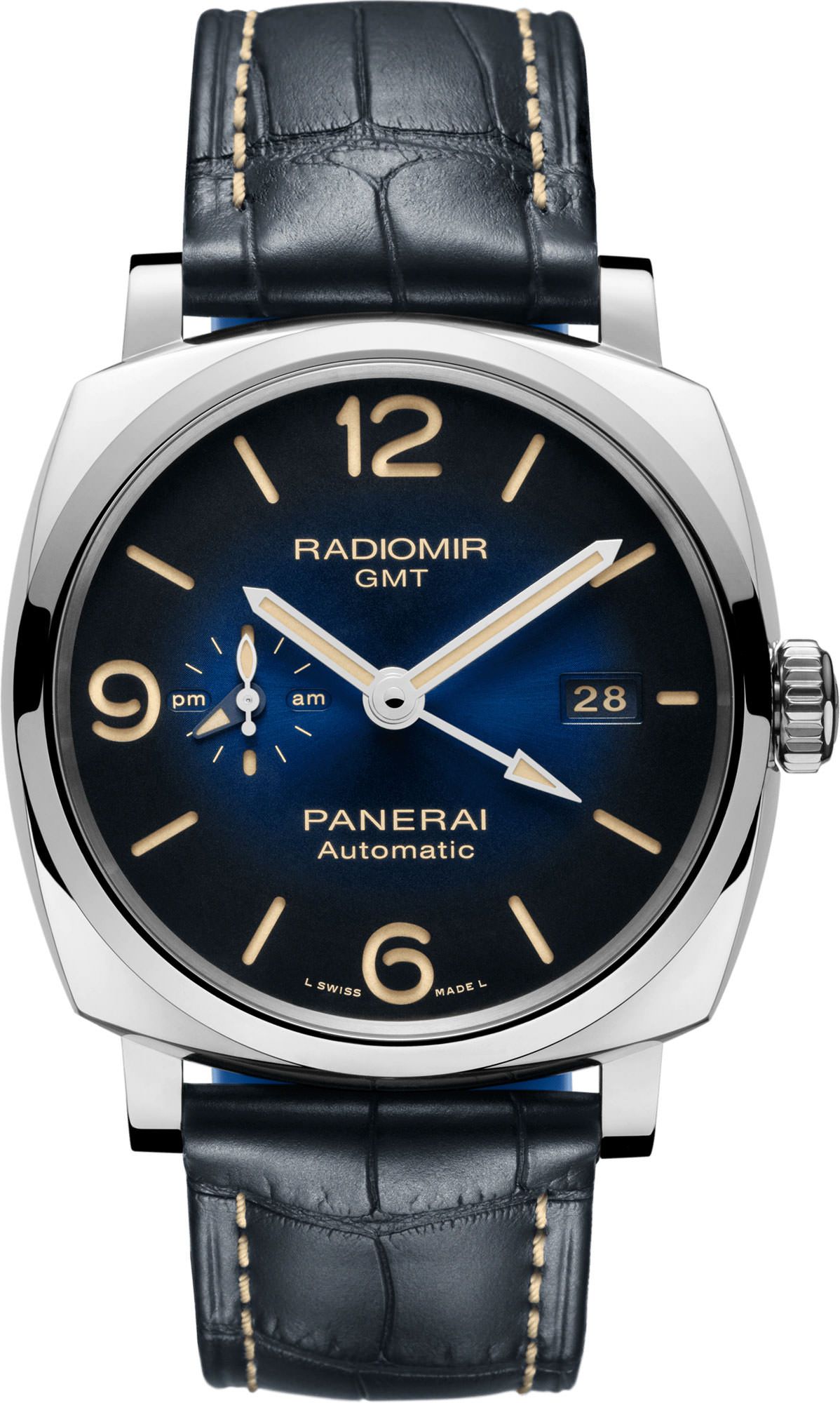 Panerai Radiomir  Blue Dial 45 mm Automatic Watch For Men - 1