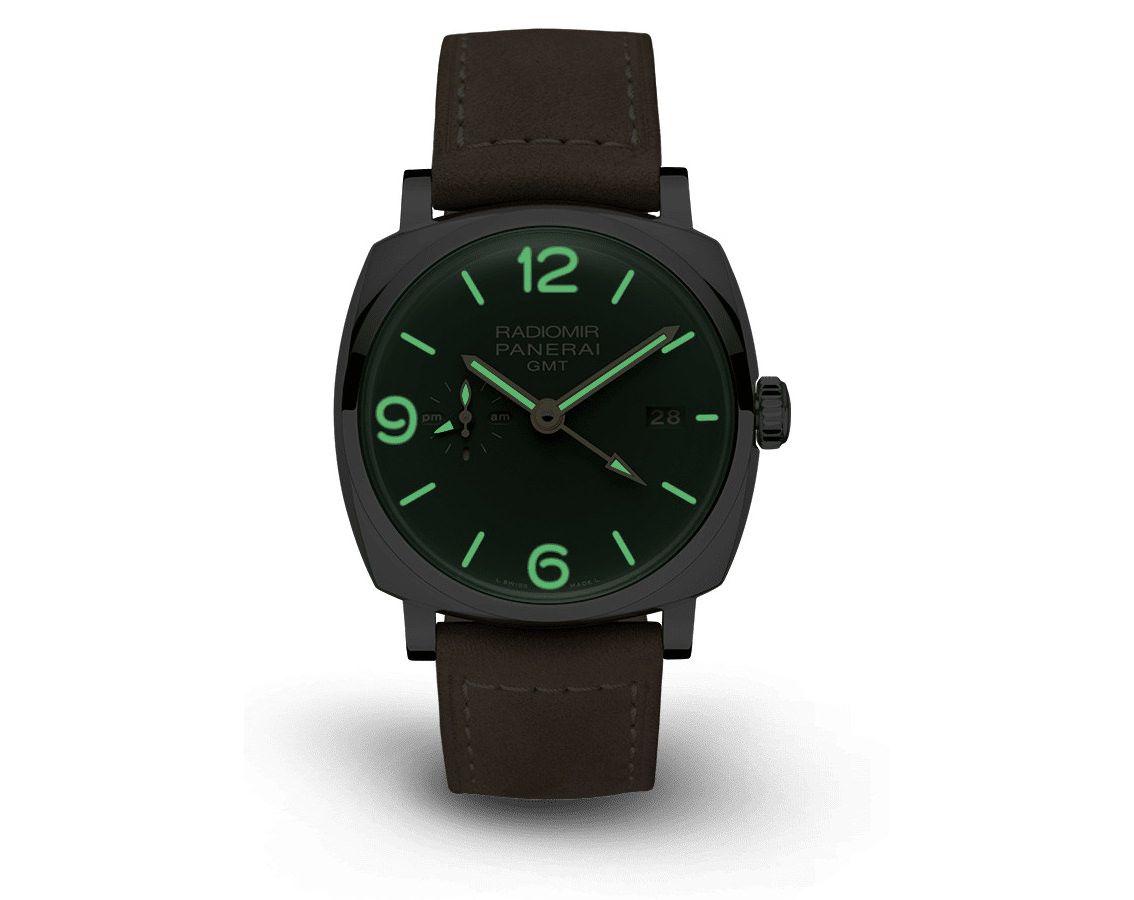 Panerai Radiomir  Green Dial 45 mm Automatic Watch For Men - 3