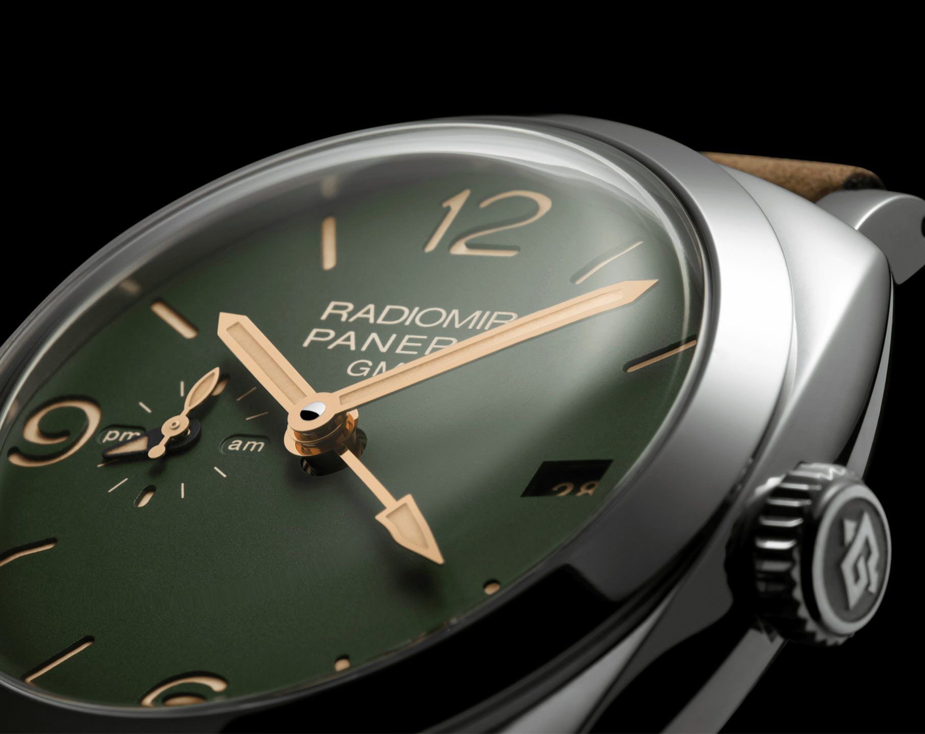 Panerai Radiomir  Green Dial 45 mm Automatic Watch For Men - 5