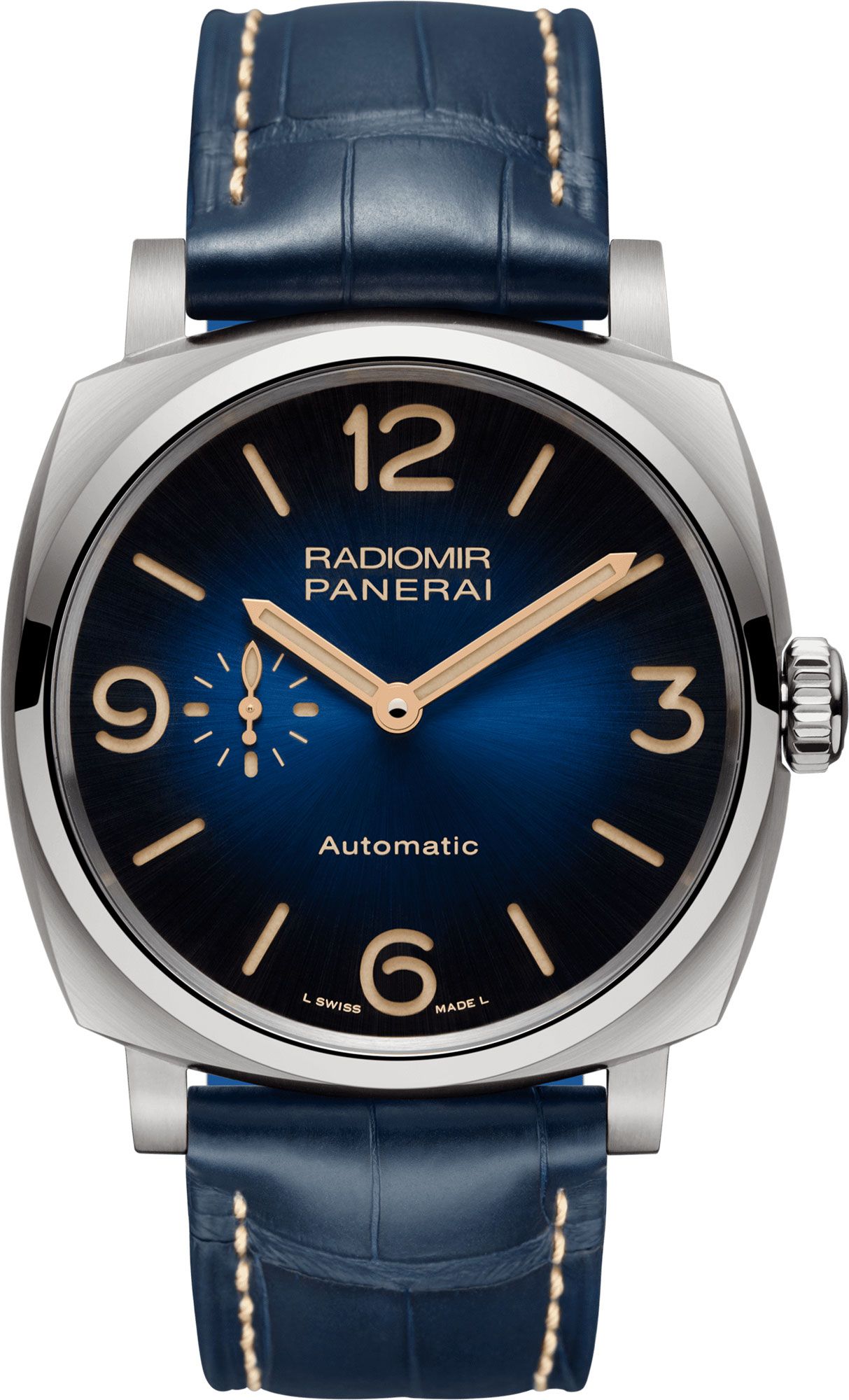 Panerai Radiomir  Blue Dial 45 mm Automatic Watch For Men - 1