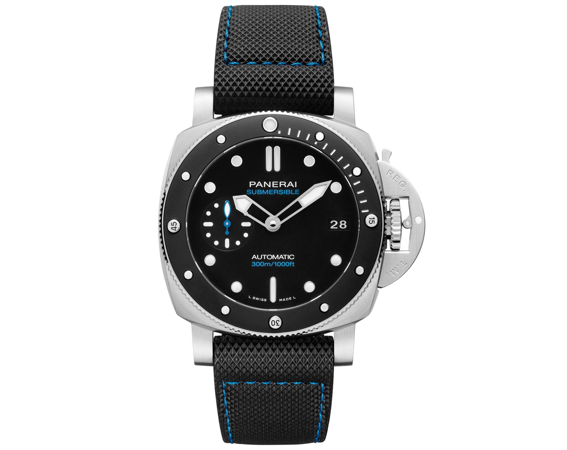 Panerai Submersible  Black Dial 42 mm Automatic Watch For Men - 5