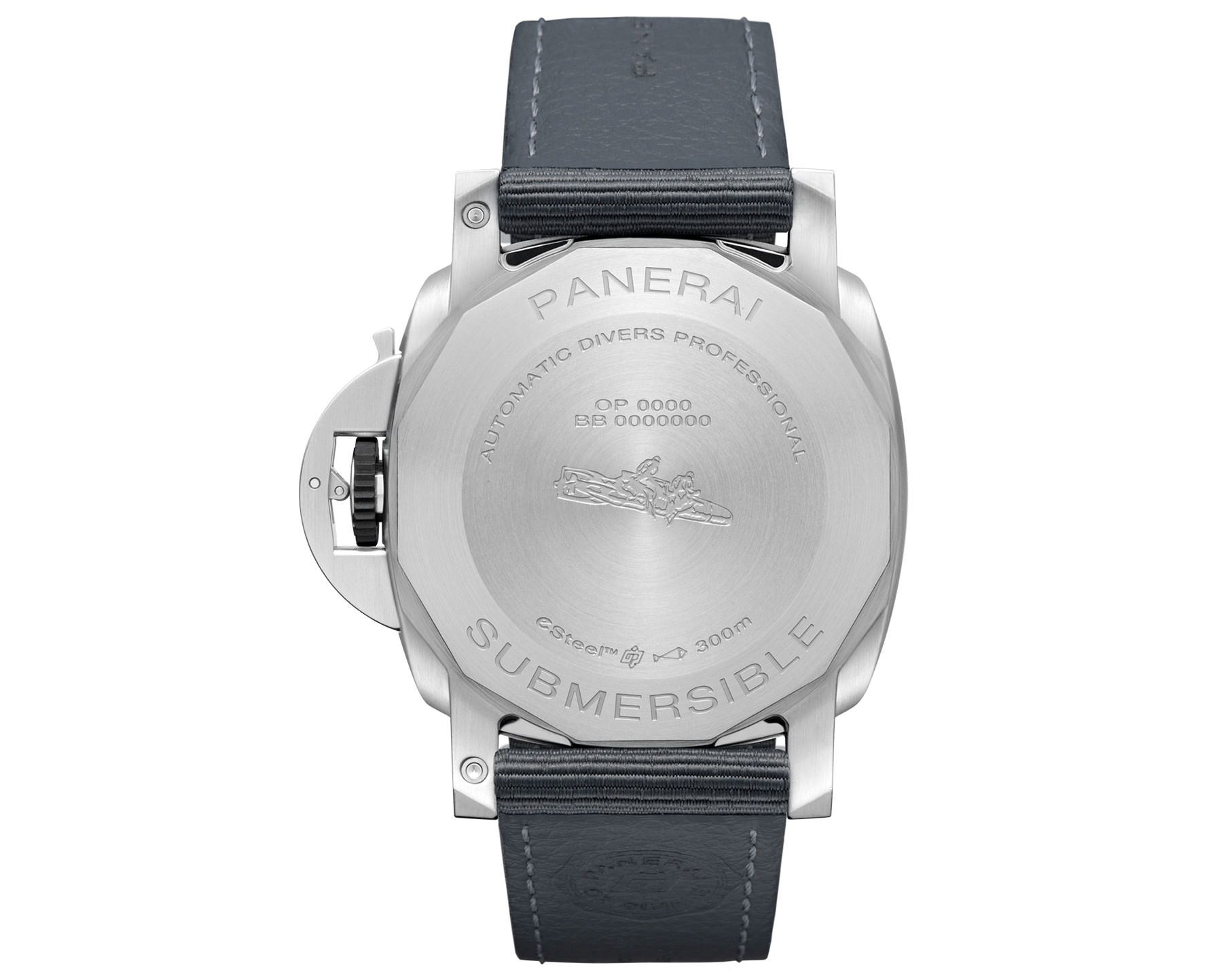 Panerai Submersible  Grey Dial 44 mm Automatic Watch For Men - 3