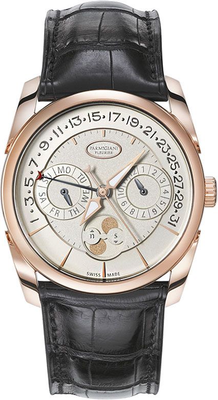 Parmigiani Tonda Quator Beige Dial 42 mm Automatic Watch For Men - 1