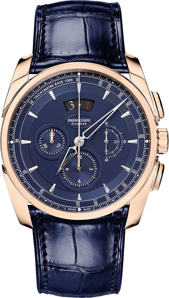 Parmigiani Tonda Metrographe Blue Dial 40 mm Automatic Watch For Men - 1